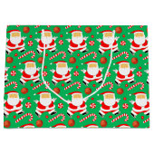 Basketball Christmas Holiday Groot Cadeauzakje (Voorkant)
