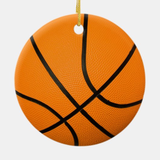 Basketball Circle Ornament (Achterkant)