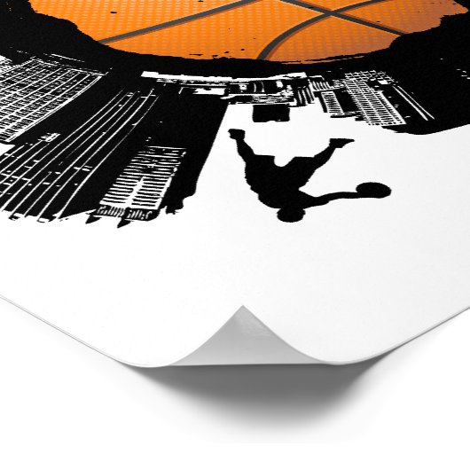 Basketball City Poster (Hoek)
