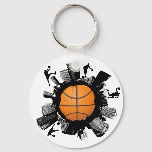 Basketball City Sleutelhanger (Voorkant)