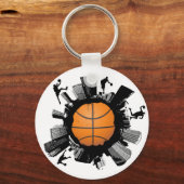 Basketball City Sleutelhanger (Voorkant)