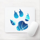 Basketball Claw in Neon Blue Muismat (Met muis)