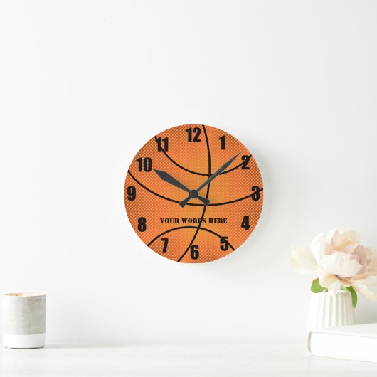 Basketball Clock Ronde Klok (Huis)