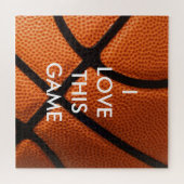 Basketball Close-up - Popular Sports Art Legpuzzel (Horizontaal)