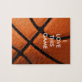 Basketball Close-up - Popular Sports Art Legpuzzel (Horizontaal)