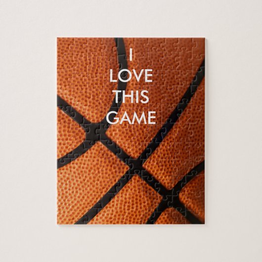 Basketball Close-up - Popular Sports Art Legpuzzel (Verticaal)