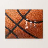 Basketball Close-up - Popular Sports Art Legpuzzel (Horizontaal)