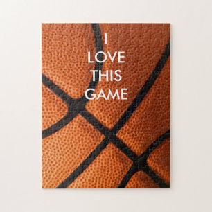 Basketball Close-up - Popular Sports Art Legpuzzel