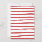 Basketball Clotheline Birthday party Invitation Kaart (Achterkant)