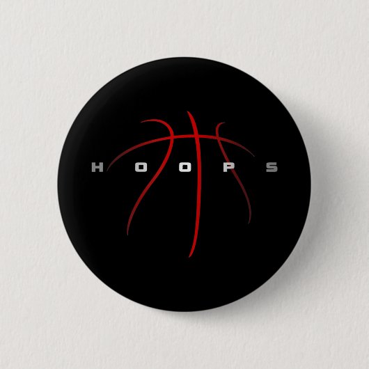 Basketball Clothing Basketball Ronde Button 5,7 Cm (Voorkant)