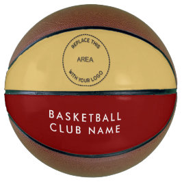 Basketball Club Naam Logo Maroon Gold of Elke kleu Basketbal