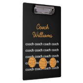 Basketball Coach - Aangepast klembord (Rechts)