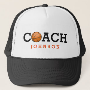 Basketball Coach - Aangepaste naam Trucker Pet