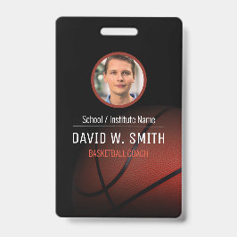 Basketball Coach Badge