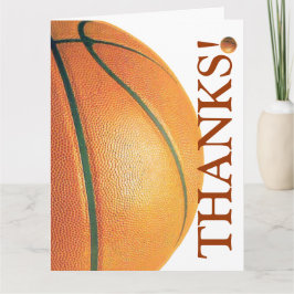 Basketball Coach Bedankkaart