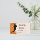 Basketball Coach | Beste speler Visitekaartje (Staand voorkant)