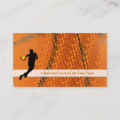 Basketball Coach | Beste speler Visitekaartje (Achterkant)