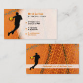 Basketball Coach | Beste speler Visitekaartje (Voorkant / Achterkant)