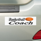 Basketball Coach Bumpersticker (Op auto)