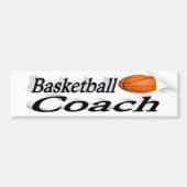 Basketball Coach Bumpersticker (Voorkant)