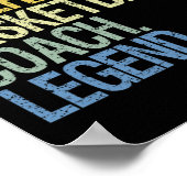 Basketball Coach Dad Poster (Hoek)