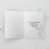 Basketball Coach Dank je impressionisme Bedankkaart (Binnen)