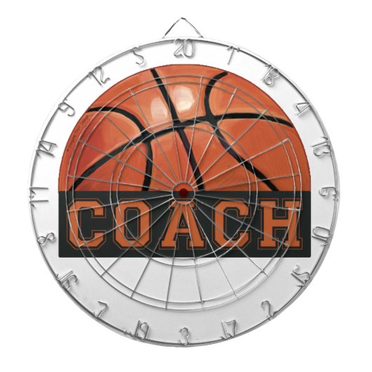 Basketball Coach Dartbord (Voorkant)