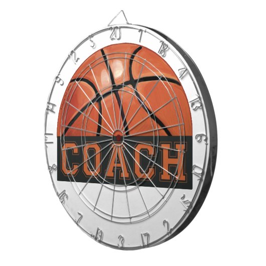 Basketball Coach Dartbord (Voorkant Rechts)
