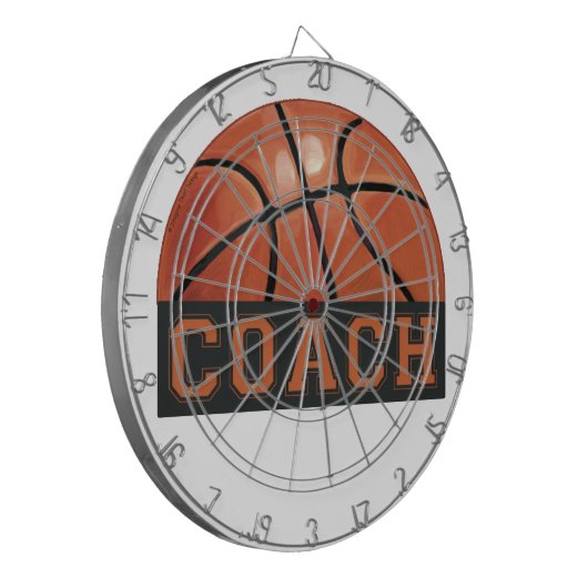 Basketball Coach Dartbord (Voorkant Links)