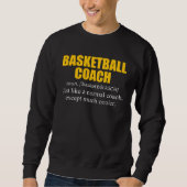 Basketball Coach Definition Team Trui (Voorkant)