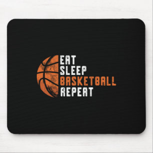Basketball Coach Eat Sleep Basketball Repeat Baske Muismat