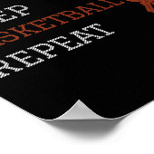 Basketball Coach Eat Sleep Basketball Repeat Baske Poster (Hoek)