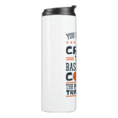 Basketball Coach Funny Crazy Quote Thermosbeker (Gedraaid links)