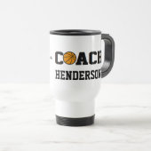 Basketball Coach - Gepersonaliseerd Reisbeker (Voorkant rechts)