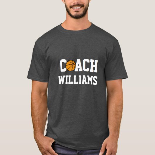 Basketball Coach - Gepersonaliseerd T-shirt (Voorkant)