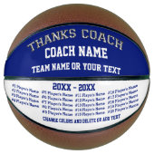Basketball Coach Gifts, speciaal voor Basketball Mini Basketbal (Voorkant)