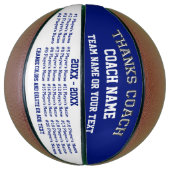 Basketball Coach Gifts, speciaal voor Basketball Mini Basketbal (Verticaal)
