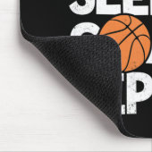 Basketball Coach Herhaal Assistant Eat Sleep Muismat (Hoek)