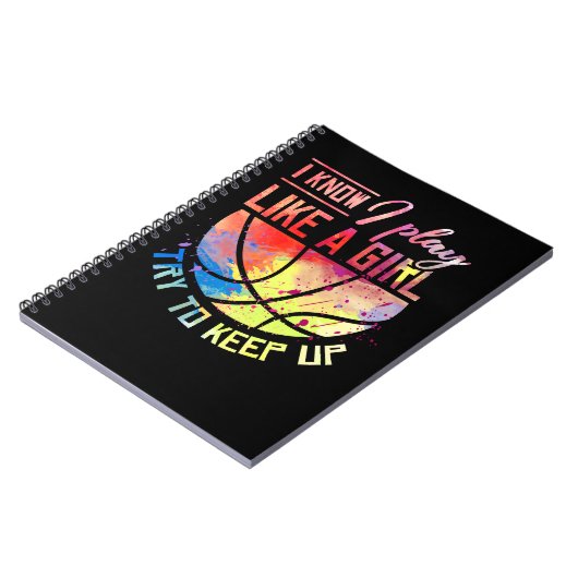 Basketball Coach, ik weet dat ik speel als een Gir Notitieboek (Linkerzijde)