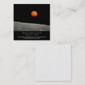 Basketball Coach Instructor Elegant Luxury Vierkante Visitekaartje (Voorkant / Achterkant)