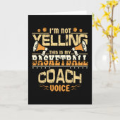 Basketball Coach Kaart (Gele Bloem)