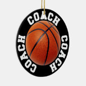 Basketball Coach Keramisch Ornament (Rechts)