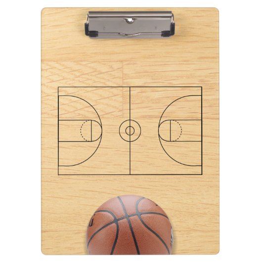 Basketball Coach Klembord (Voorkant)