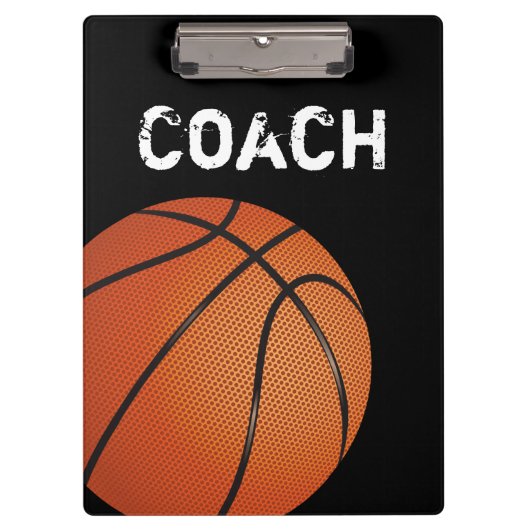 Basketball Coach Klembord (Voorkant)