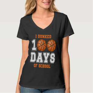 Basketball Coach leraar ik heb 100 dagen van Scho T-shirt