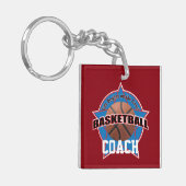 Basketball Coach Life begint Sleutelhanger (Voorkant Links)