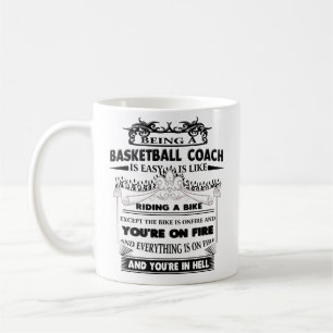 Basketball Coach Mok Funny Gift Coffee Cup voor ma
