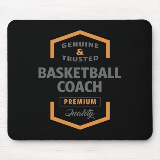 Basketball Coach Muismat (Voorkant)