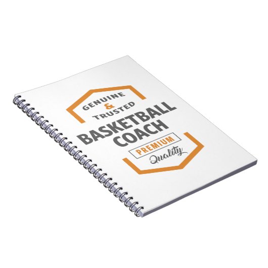 Basketball Coach Notitieboek (Rechterzijde)
