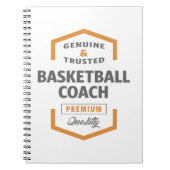 Basketball Coach Notitieboek (Voorkant)